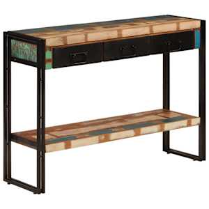 Konzolový stolek 110 x 30 x 76 cm masivní recyklované dřevo - obrázek 8