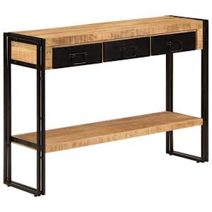 vidaXL konsoollaud, 110x30x76 cm, mangopuit