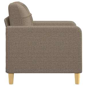 Křeslo taupe 60 cm textil - obrázek 4