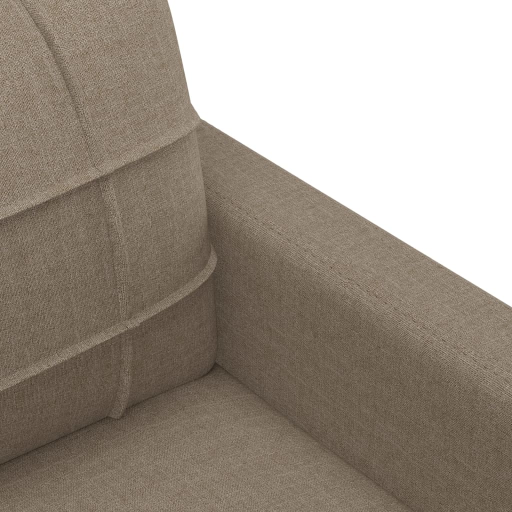 3-Sitzer-Sofa Taupe 210 cm Stoff | Stepinfit.de