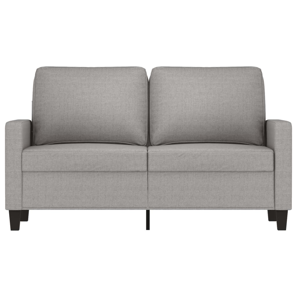 2-Sitzer-Sofa Hellgrau 120 cm Stoff | Stepinfit.de