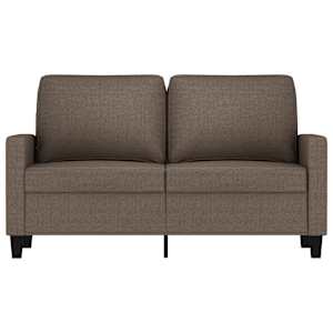 vidaXL Dvivietė sofa, taupe spalvos, 120cm, audinys