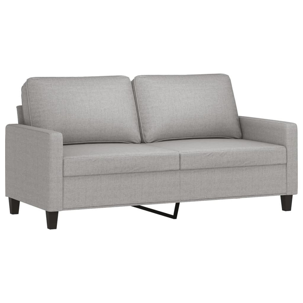 VidaXL 2-Seater Sofa Light Gray 55.1 Fabric