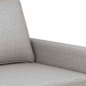3místná pohovka světle šedá 180 cm textil - obrázek 6