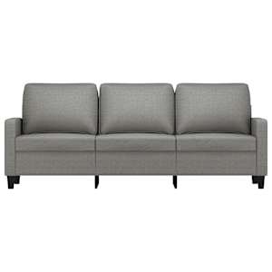 vidaXL Trosjed od tkanine tamnosivi 180 cm