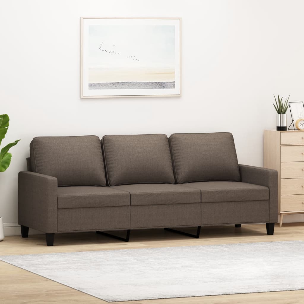 3-Sitzer-Sofa Taupe 180 cm Stoff | Stepinfit.de