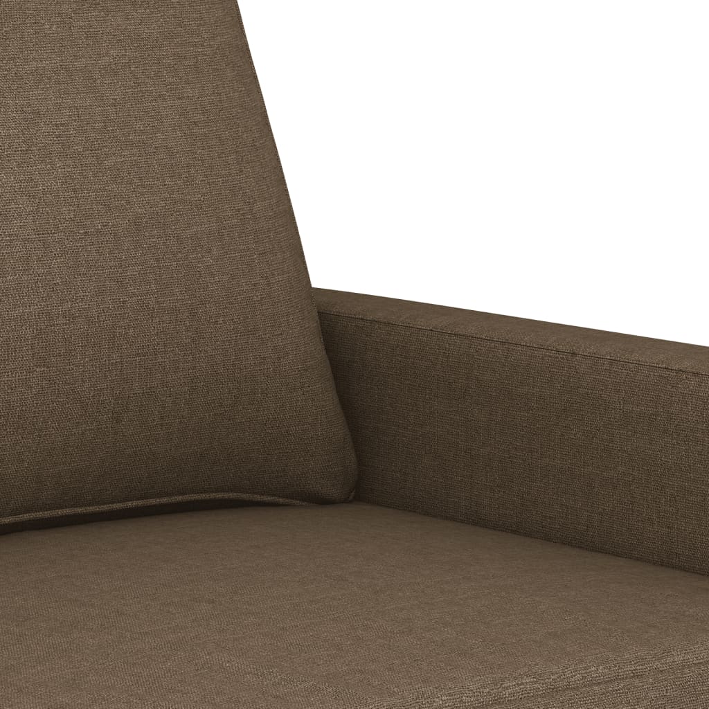 3-Sitzer-Sofa Braun 210 cm Stoff | Stepinfit.de