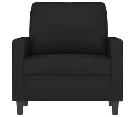 vidaXL Krėslas, juodos spalvos, 60cm, aksomas