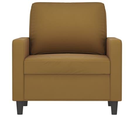 vidaXL Fauteuil 60 cm fluweel bruin