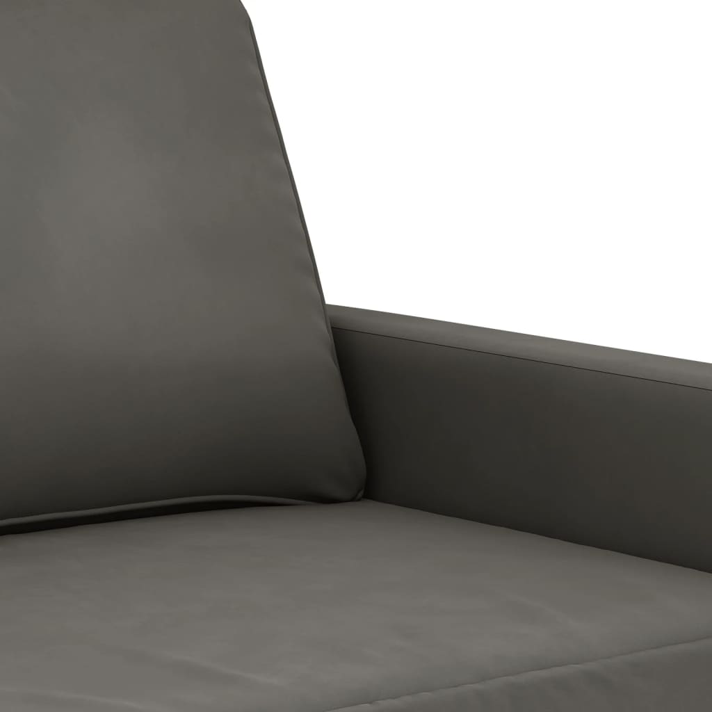3-Sitzer-Sofa Dunkelgrau 210 cm Samt | Stepinfit.de