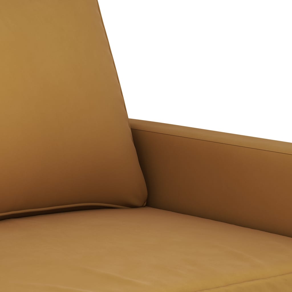 3-Sitzer-Sofa Braun 210 cm Samt | Stepinfit.de