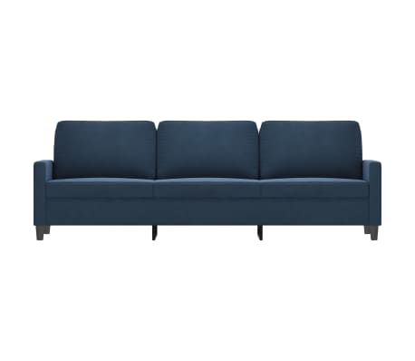 vidaXL 3-personers sofa 210 cm velour bl&aring;