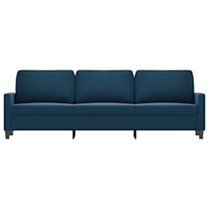 vidaXL 3-personers sofa 210 cm velour bl&aring;