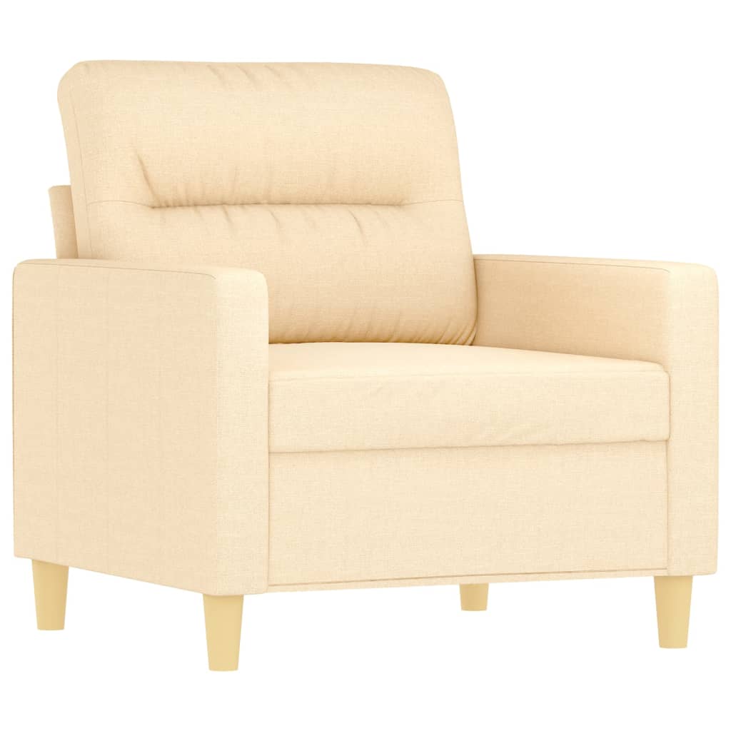 1-Sitzer-Sofa Creme 60 cm Stoff