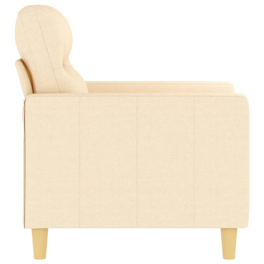 1-Sitzer-Sofa Creme 60 cm Stoff-4