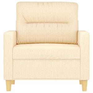 Křeslo krémové 60 cm textil - obrázek 3