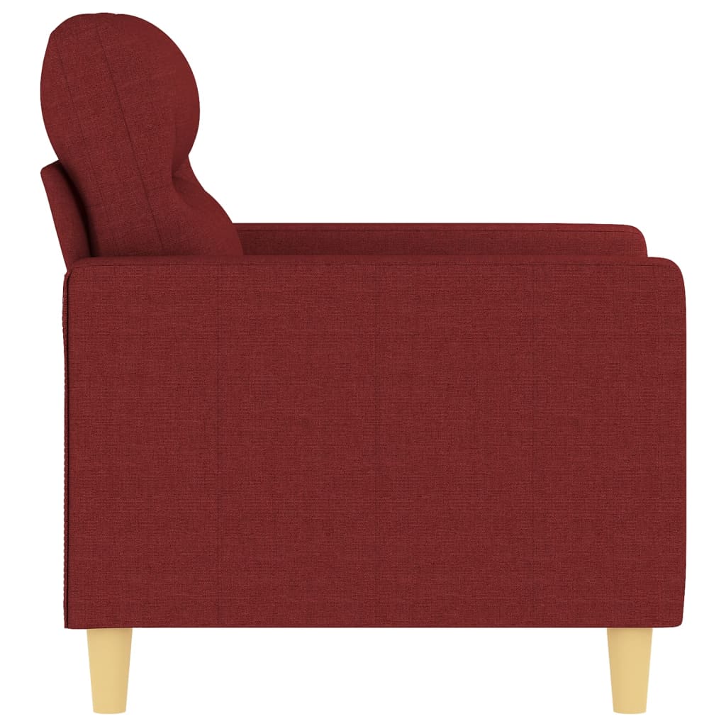 1-Sitzer-Sofa Weinrot 60 cm Stoff | Stepinfit