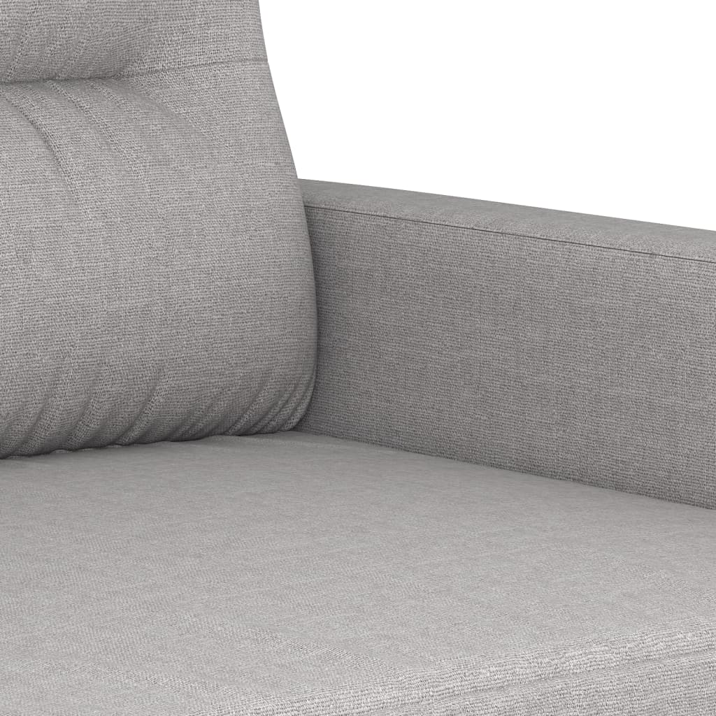 2-Sitzer-Sofa Hellgrau 120 cm Stoff | Stepinfit.de