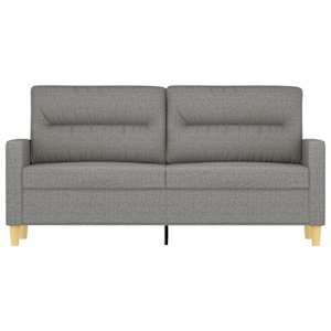 vidaXL 2-Seater Sofa Dark Gray 55.1" Fabric