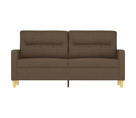 vidaXL 2-personers sofa 140 cm stof brun