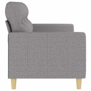 3místná pohovka světle šedá 180 cm textil - obrázek 4