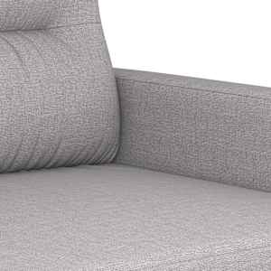 3místná pohovka světle šedá 180 cm textil - obrázek 6