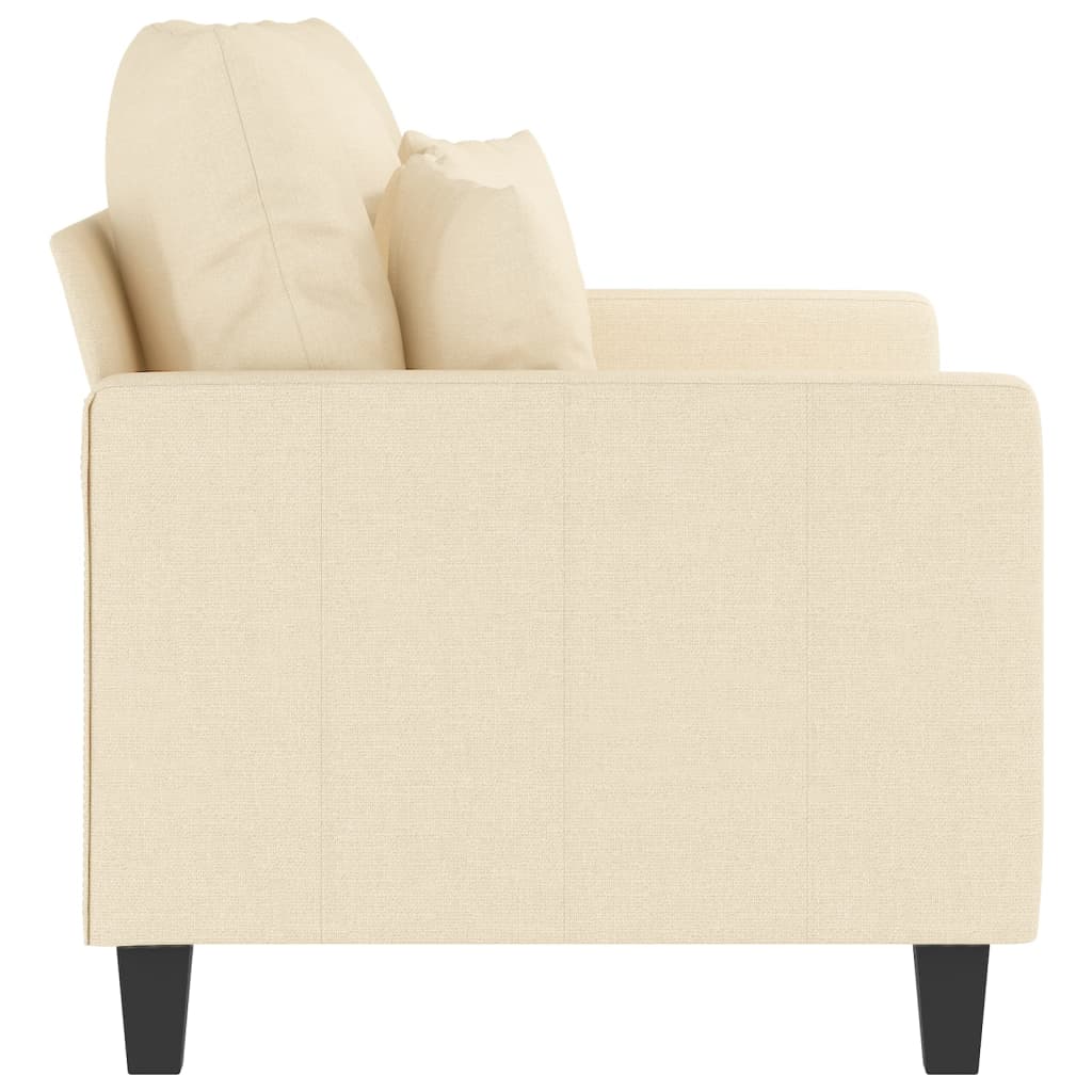 2-Sitzer-Sofa Creme 120 cm Stoff kaufen 4