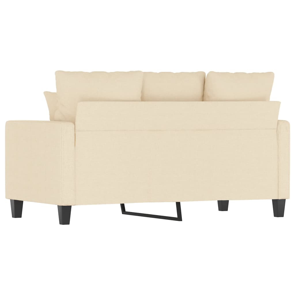 2-Sitzer-Sofa Creme 120 cm Stoff | Stepinfit.de