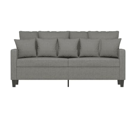 vidaXL 2-Seater Sofa Dark Gray 55.1" Fabric