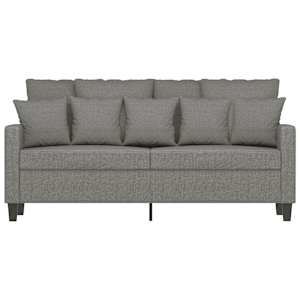 vidaXL 2-Seater Sofa Dark Gray 55.1" Fabric