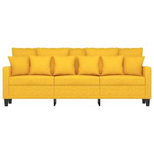 vidaXL 3-miestna pohovka bledožlt&aacute; 180 cm l&aacute;tka