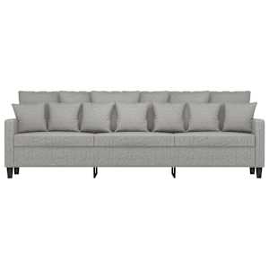 vidaXL 3-Seater Sofa Light Gray 82.7" Fabric