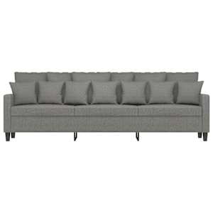 vidaXL 3-Seater Sofa Dark Gray 82.7" Fabric