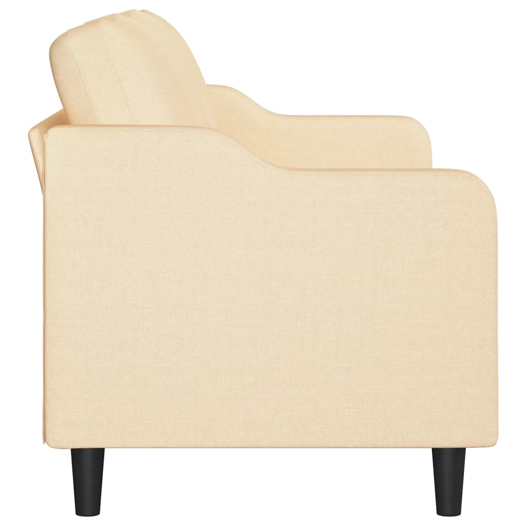 3-Sitzer-Sofa Creme 180 cm Stoff-4