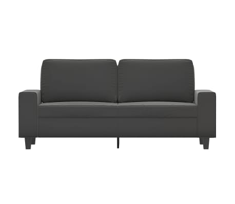 vidaXL 2-kohaline diivan tumehalli, 140 cm, mikrofiiber, kangas
