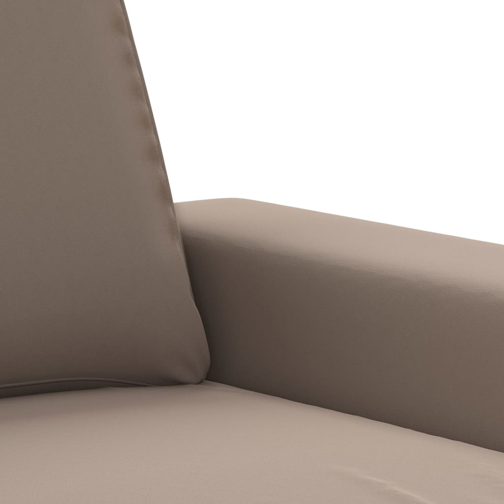 3-Sitzer-Sofa Taupe 210 cm Mikrofasergewebe | Stepinfit.de