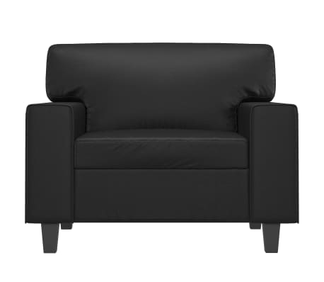 vidaXL Sofa Chair Black 60 cm Faux Leather