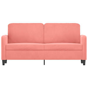 vidaXL 2-Sitzer-Sofa Rosa 140 cm Samt