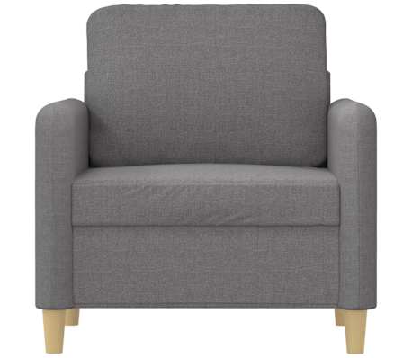 vidaXL Sofa Chair Light Grey 60 cm Fabric