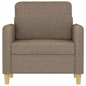 vidaXL Krėslas, taupe spalvos, 60cm, audinys