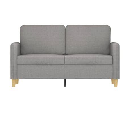vidaXL 2-Seater Sofa Light Grey 120 cm Fabric