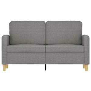 vidaXL 2-seater Sofa Dark gray Fabric (100% polyester), metal, plywood