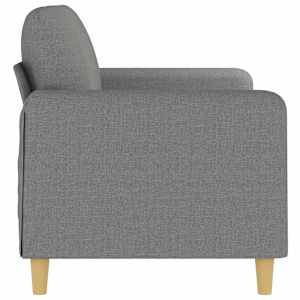 2místná pohovka tmavě šedá 140 cm textil - obrázek 4