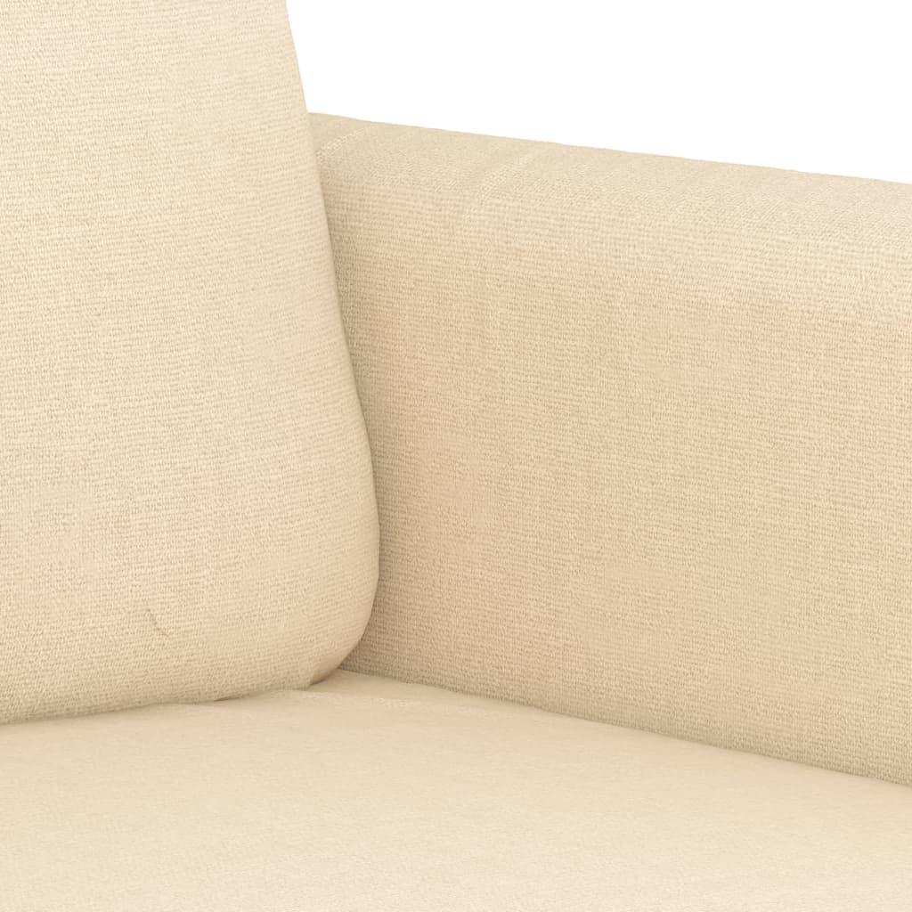 3-Sitzer-Sofa Creme 210 cm Stoff-6