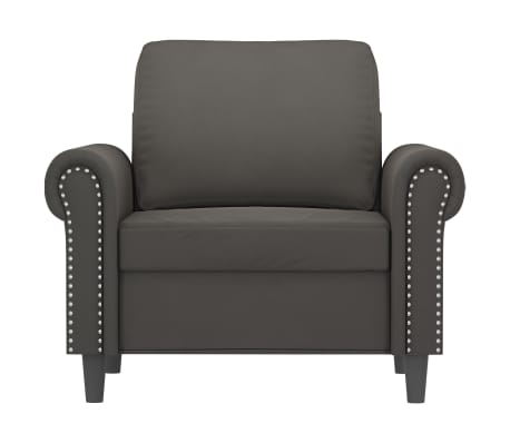 vidaXL Sofa Chair Dark Grey 60 cm Velvet