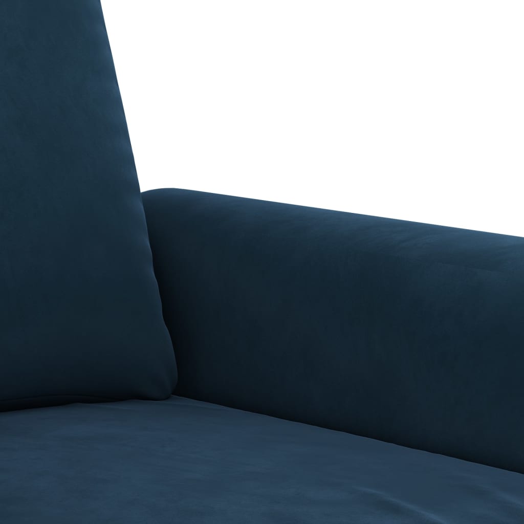 atpūtas krēsls, zils, 60 cm, samts | Stepinfit.lv