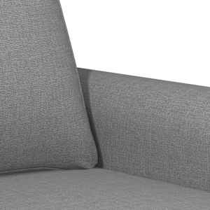 Křeslo světle šedé 60 cm textil - obrázek 6