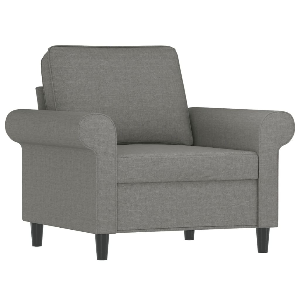 VidaXL Sofa Chair Dark Gray 23.6 Fabric