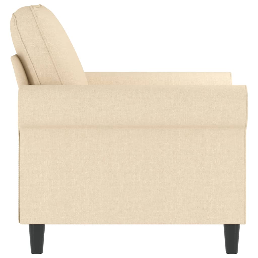 1-Sitzer-Sofa Creme 60 cm Stoff-4