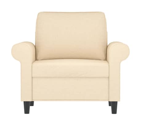 vidaXL Sofa Chair Cream 60 cm Fabric